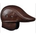 MingYule Brown Leather Flat Cap Hat for Men – Classic Vintage Design with Premium Comfort